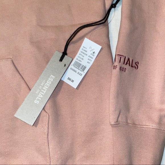 Fear of God Essentials 3M Reflective Hoodie Blush - Picture 5 of 7